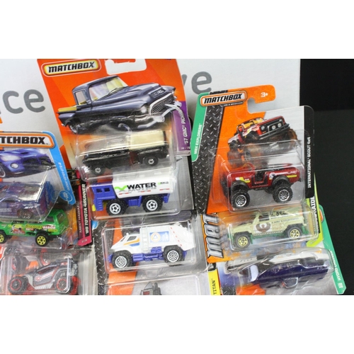 1276 - 110 Carded Matchbox diecast models featuring Hot Wheels, to include '51 Hudson Hornet, Star Wars, MB... 