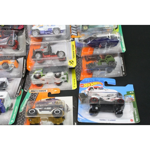 1276 - 110 Carded Matchbox diecast models featuring Hot Wheels, to include '51 Hudson Hornet, Star Wars, MB... 