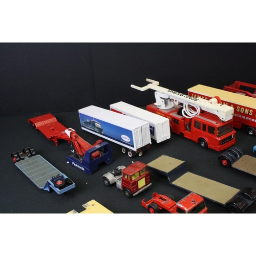 1279 - Collection of play worn commercial diecast models to include Dinky, Matchbox, Siku etc