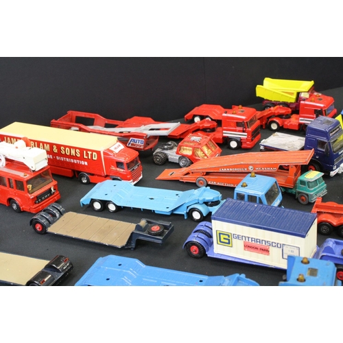 1279 - Collection of play worn commercial diecast models to include Dinky, Matchbox, Siku etc