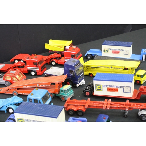 1279 - Collection of play worn commercial diecast models to include Dinky, Matchbox, Siku etc