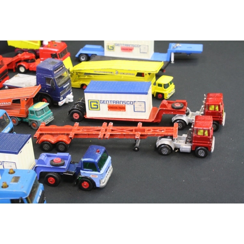 1279 - Collection of play worn commercial diecast models to include Dinky, Matchbox, Siku etc