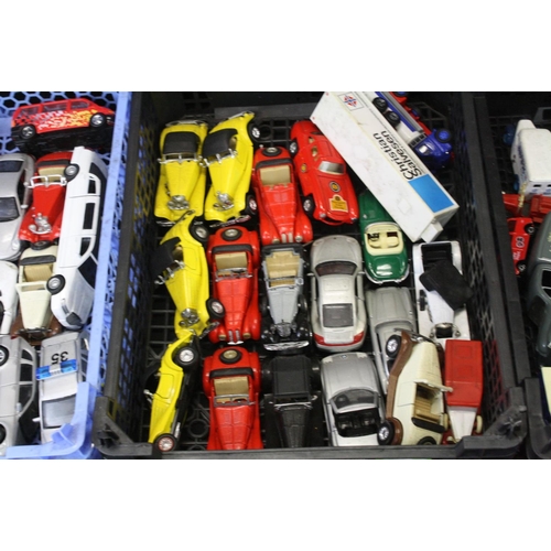 1282 - Around 100 diecast models to include Welly, Corgi, Maisto, Hongwell, Saico, etc, diecast gd overall ... 