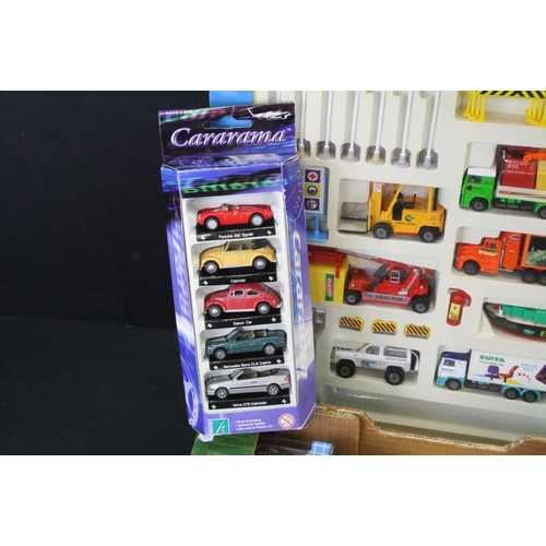 1283 - Around 80 boxed/carded diecast models & multi sets to include Siku, Matchbox Convoy, Chad Valley, Sc... 