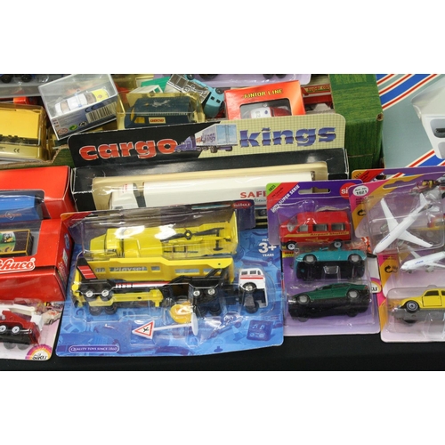 1283 - Around 80 boxed/carded diecast models & multi sets to include Siku, Matchbox Convoy, Chad Valley, Sc... 