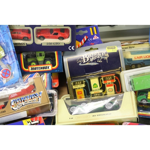 1283 - Around 80 boxed/carded diecast models & multi sets to include Siku, Matchbox Convoy, Chad Valley, Sc... 