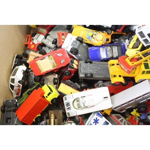 1285 - Large collection of mostly diecast play worn models to include Corgi, Matchbox and Lone Star example... 