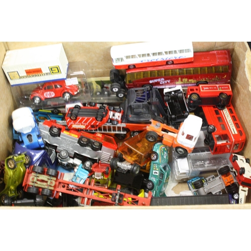 1285 - Large collection of mostly diecast play worn models to include Corgi, Matchbox and Lone Star example... 