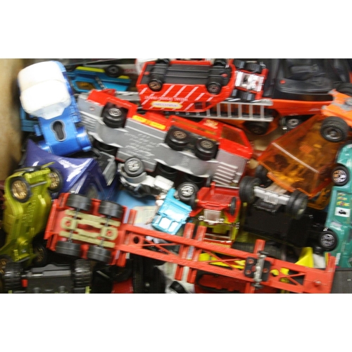 1285 - Large collection of mostly diecast play worn models to include Corgi, Matchbox and Lone Star example... 