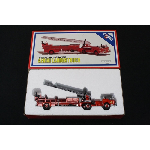 1287 - 21 Boxed Corgi diecast model trucks to include 7 x Superhaulers (TY86903, 59509, 59570, etc), 4 x Co... 