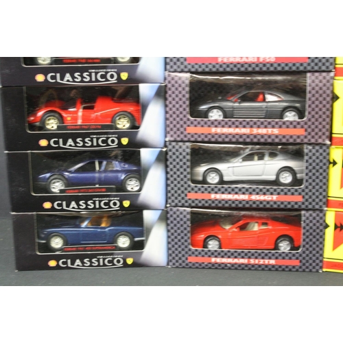 1289 - 31 Boxed Shell diecast models to include 17 x Classics Sportscar Collection, 8 x Ferrari Collezione ... 