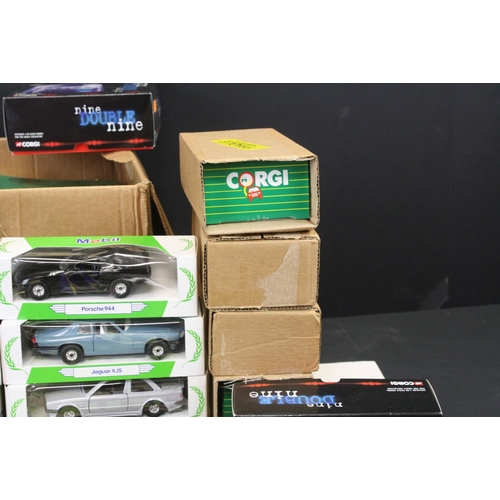 1290 - 32 Boxed Corgi diecast models to include 12 x Mobil Performance Car Collection, 7 x BP models, Corgi... 