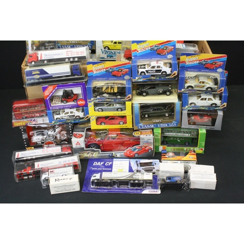 1291 - 70 Boxed diecast models to include Corgi, Schuco, Matchbox, ERTL, Brumm, Gilbow, Vitesse, etc, featu... 