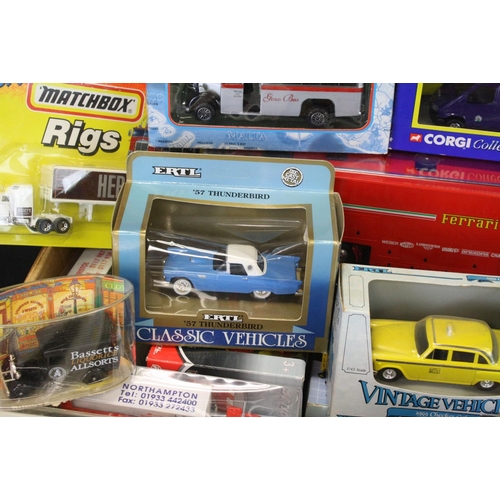 1291 - 70 Boxed diecast models to include Corgi, Schuco, Matchbox, ERTL, Brumm, Gilbow, Vitesse, etc, featu... 