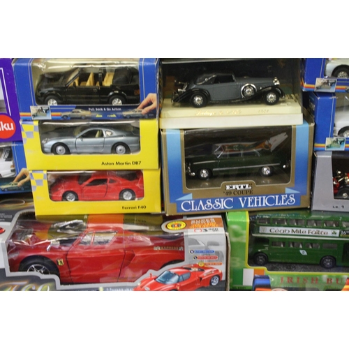 1291 - 70 Boxed diecast models to include Corgi, Schuco, Matchbox, ERTL, Brumm, Gilbow, Vitesse, etc, featu... 