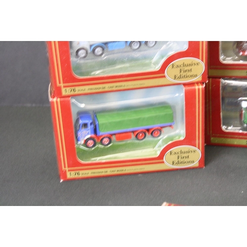 1296 - 33 Boxed 1:76 Exclusive First Editions EFE Commercials diecast models to include 21901 Bedford TK Fl... 