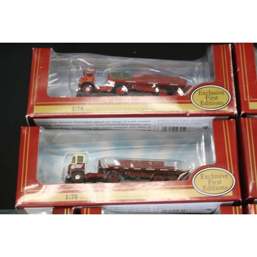 1296 - 33 Boxed 1:76 Exclusive First Editions EFE Commercials diecast models to include 21901 Bedford TK Fl... 