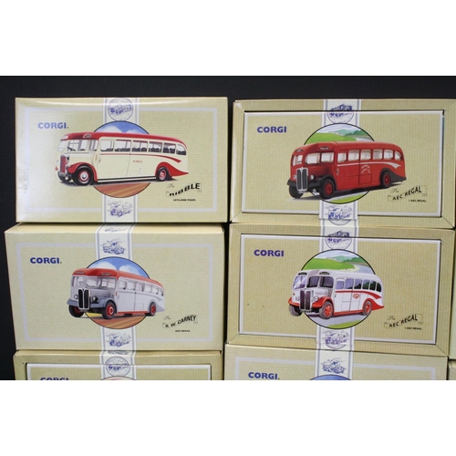 1297 - 14 Boxed Corgi ' Classic Commercials from Corgi ' diecast models with COAs to include 12 x ltd edn e... 