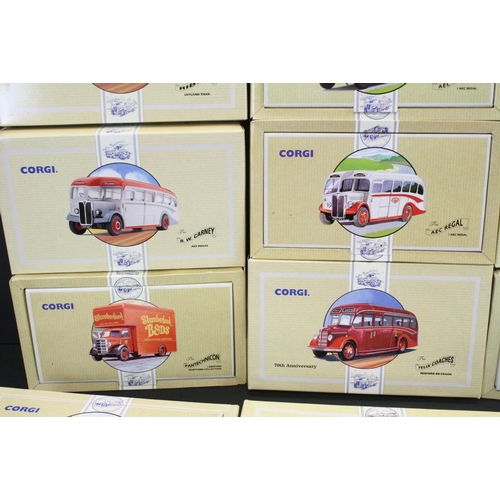 1297 - 14 Boxed Corgi ' Classic Commercials from Corgi ' diecast models with COAs to include 12 x ltd edn e... 