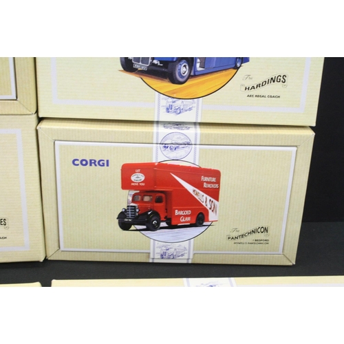 1297 - 14 Boxed Corgi ' Classic Commercials from Corgi ' diecast models with COAs to include 12 x ltd edn e... 