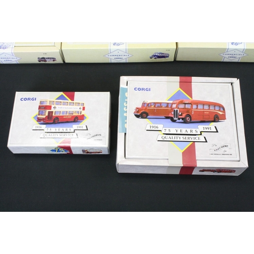 1297 - 14 Boxed Corgi ' Classic Commercials from Corgi ' diecast models with COAs to include 12 x ltd edn e... 