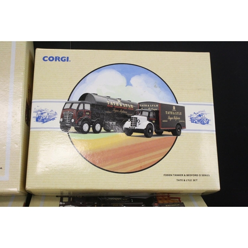 1298 - 16 Boxed Corgi ' Classic Commercials from Corgi ' diecast models / sets with COAs to include 10 x 2-... 