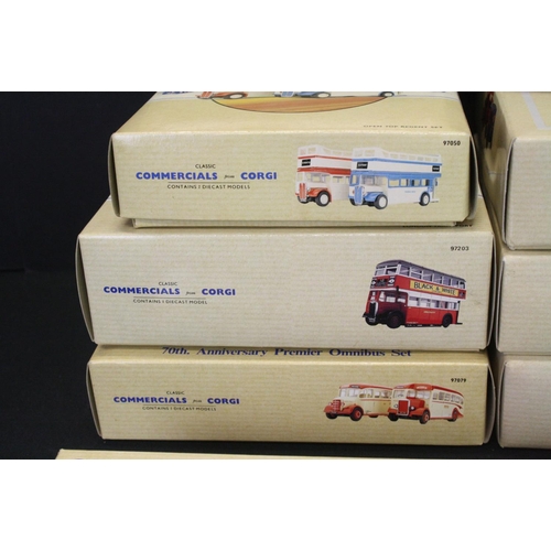 1298 - 16 Boxed Corgi ' Classic Commercials from Corgi ' diecast models / sets with COAs to include 10 x 2-... 