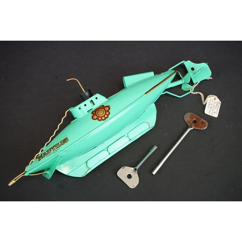 339 - Boxed Sutcliffe Model Clockwork Nautilus The Submarine from Walt Disney's 20,000 Leagues Under The S... 