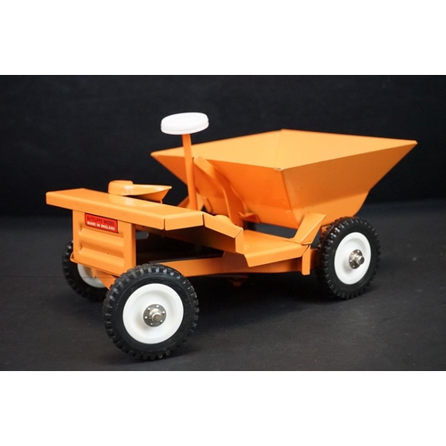 349 - Boxed Sutcliffe Model Trojan Dumper Steel Construction model in orange, ex