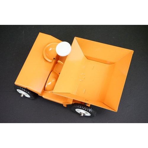 349 - Boxed Sutcliffe Model Trojan Dumper Steel Construction model in orange, ex