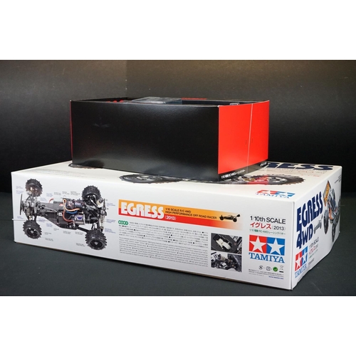 386 - Boxed Tamiya 1/10 58583 Egress 4WD R/C High Speed Performance Off Road Racer radio control car, with... 