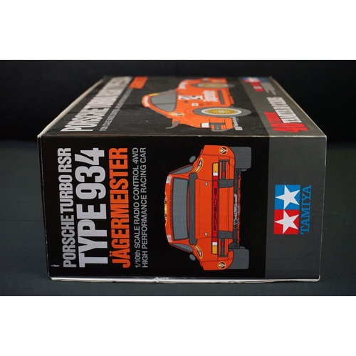 387 - Boxed and unbuilt Tamiya 1/10 40 Years of Tamiya R/C Cars 84431 Porsche Turbo RSR Type 934 Jagermeis... 