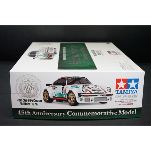 388 - Boxed Tamiya 1/10 R/C 45th Anniversary Commemorative electric radio control 934 Porsche 934 Coupe Va... 