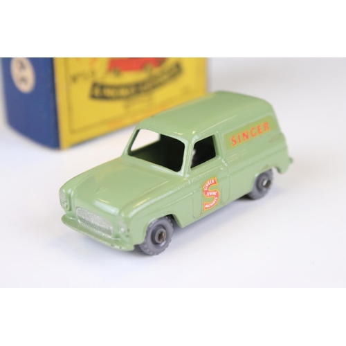 1328 - Boxed Matchbox Lesney 75 Series 59 Ford Thames Van diecast model, diecast & decals vg, box vg