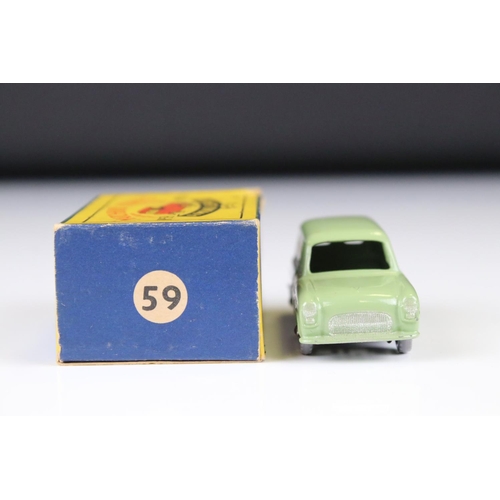 1328 - Boxed Matchbox Lesney 75 Series 59 Ford Thames Van diecast model, diecast & decals vg, box vg