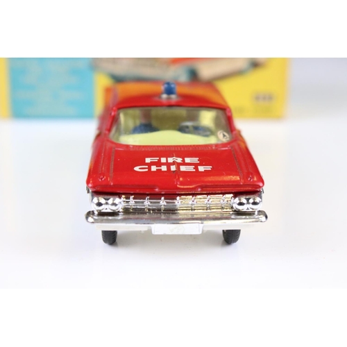 1334 - Two boxed Corgi emergency service diecast models to include 223 Chevrolet State Patrol and 482 Chevr... 