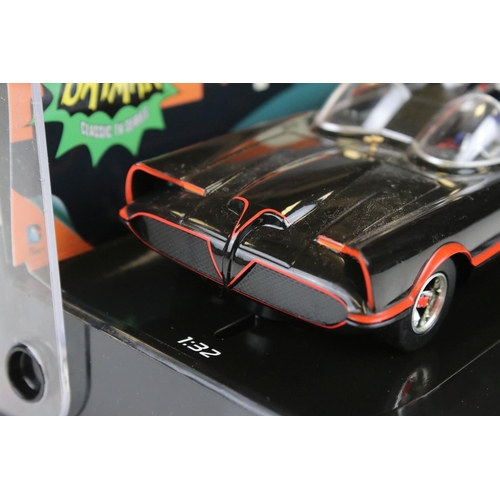 1343 - Cased Scalextric C4175 Batman Batmobile 1966 TV Series slot car