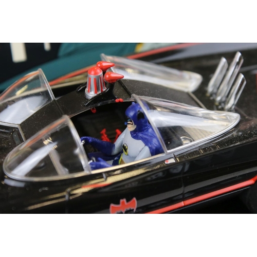 1343 - Cased Scalextric C4175 Batman Batmobile 1966 TV Series slot car