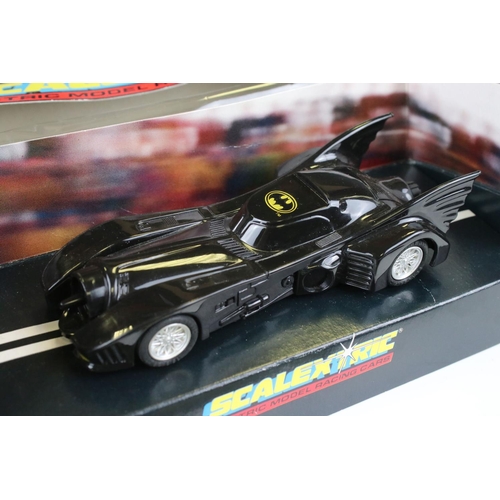 1344 - Boxed Scalextric C465 Batman Batmobile slot car