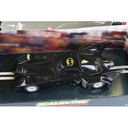 1344 - Boxed Scalextric C465 Batman Batmobile slot car