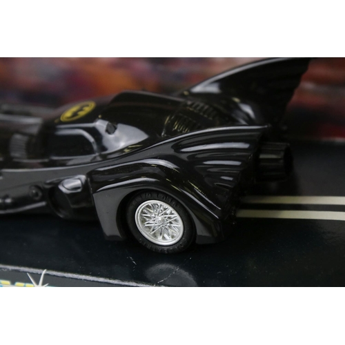 1344 - Boxed Scalextric C465 Batman Batmobile slot car