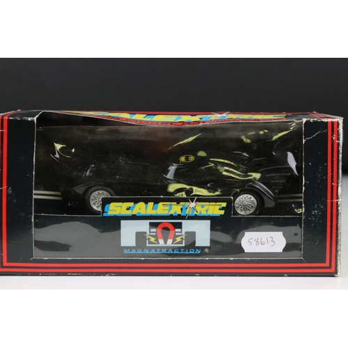 1344 - Boxed Scalextric C465 Batman Batmobile slot car