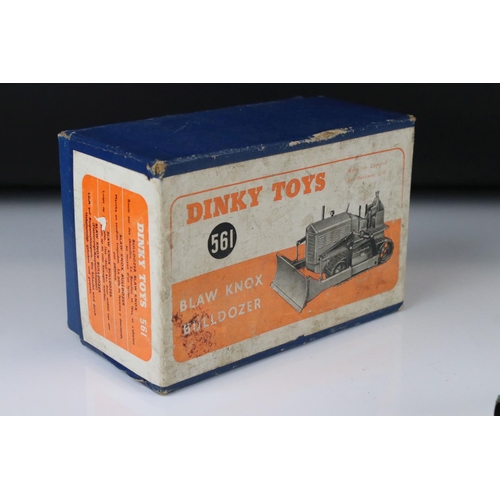 1346 - Two Boxed Dinky diecast models to include 503 Foden Flat Truck with tailboard, in blue and orange (s... 