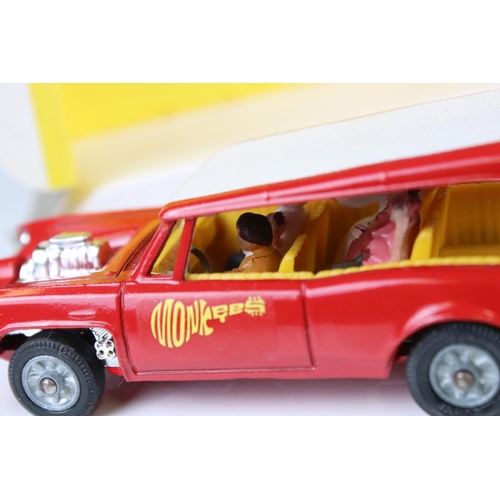 1348 - Boxed Corgi 277 The Monkees Monkeemobile diecast model complete with all figures, diecast & box vg-e... 