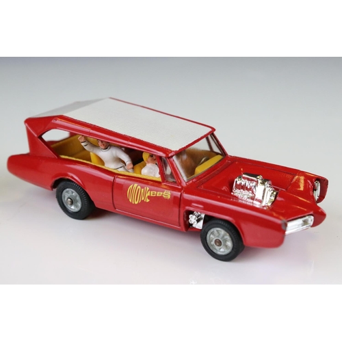 1348 - Boxed Corgi 277 The Monkees Monkeemobile diecast model complete with all figures, diecast & box vg-e... 