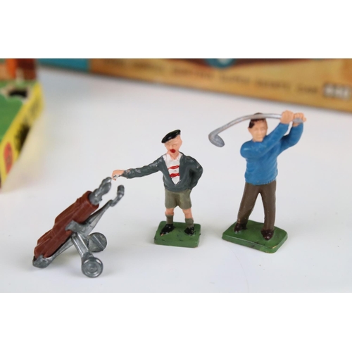 1349 - Boxed Corgi 440 Ford Consul Cortina Super Estate Car diecast model with golfer, caddie boy & golf ba... 