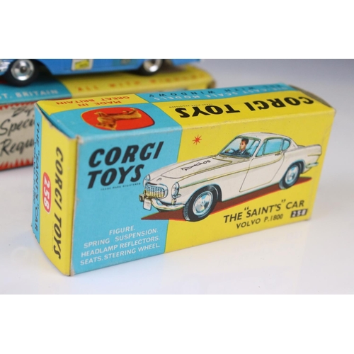 1350 - Three boxed Corgi diecast models to include By Special Request 443 Plymouth US Mail, 258 The Saint's... 