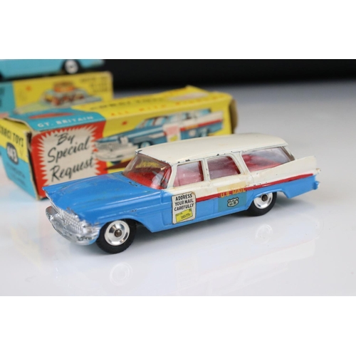 1350 - Three boxed Corgi diecast models to include By Special Request 443 Plymouth US Mail, 258 The Saint's... 