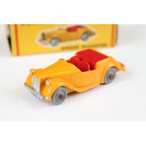 1351 - Six boxed Dinky Dublo diecast models to include 062 Singer Roadster in orange with red interior, 063... 