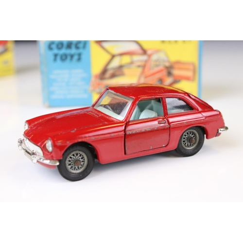 1353 - Two boxed Corgi diecast models to include 259 Le Dandy Coupe Henry Chapron body in metallic blue & w... 